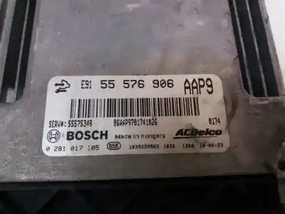 Second-hand car spare part ecu engine control for opel insignia a sedán (g09) 2.0 cdti (69) oem iam references 55576906