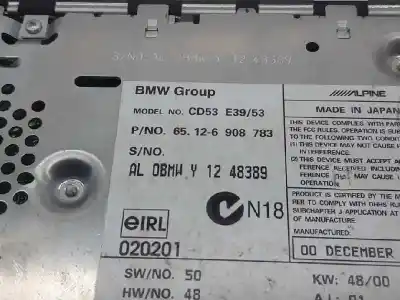 Автозапчастина б/у АУДІО СИСТЕМА / РАДІО CD для BMW X5 (E53)  Посилання на OEM IAM 65126908783  