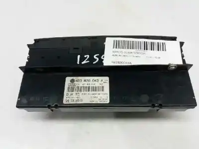 Pezzo di ricambio per auto di seconda mano controllo climatico per audi a8 (4e2) 3.7 quattro riferimenti oem iam 4e0820043a  