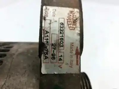 Gebrauchtes Autoersatzteil lichtmaschine zum fiat punto berl. (176) 60 star oem-iam-referenzen 63321603  