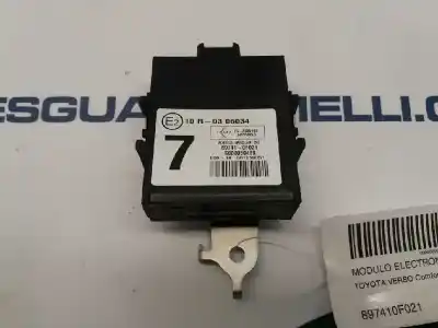Second-hand car spare part electronic module for toyota verso (aur2/zgr2) 1.6 comfort oem iam references 897410f021  