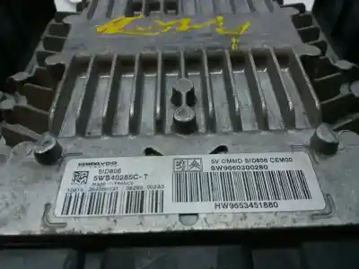 Peça sobressalente para automóvel em segunda mão centralina de motor uce por citroen c2 furio referências oem iam 9660300280  