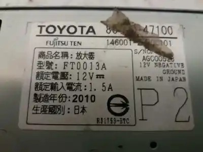 Second-hand car spare part electronic module for toyota prius (nhw30) plug-in hybrid advance oem iam references 8610047100  