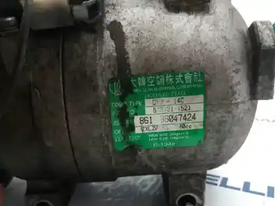 Peça sobressalente para automóvel em segunda mão compressor de ar condicionado a/a a/c por ssangyong musso 2.9 tdi grand lux referências oem iam 5062211521   Peça sobressalente para automóvel em segunda mão compressor de ar condicionado a/a a/c por ssangyong musso 2.9 tdi grand lux referências oem iam 5062211521