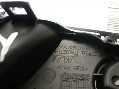 Автозапчасти б/у внутренняя задняя правая ручка за vw passat b7 variant (365) 2.0 tdi ссылки oem iam 3aa839114m