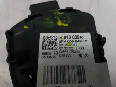 Second-hand car spare part accelerator pedal for citroen c3 picasso exclusive oem iam references 9681383980  