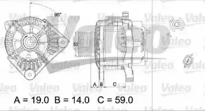 İkinci el araba yedek parçası ALTERNATÖR için RENAULT MEGANE II BERLINA 5P  OEM IAM referansları 8200086161  