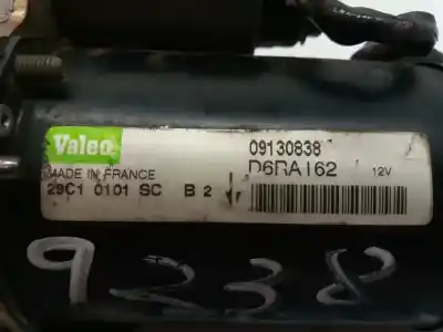 Pezzo di ricambio per auto di seconda mano MOTORINO DI AVVIAMENTO per OPEL ASTRA G BERLINA  Riferimenti OEM IAM 09130838  