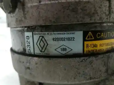 Автозапчасти б/у компрессор кондиционера воздуха за renault laguna ii (bg0) dynamique 120 cv / 88 kw ссылки oem iam 8200021822  