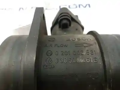 Peça sobressalente para automóvel em segunda mão medidor de massa de ar por seat leon (1p1) sport limited referências oem iam 038906461b  