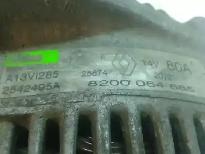 Автозапчастина б/у ГЕНЕРАТОР для RENAULT MEGANE I FASE 2 BERLINA (BA0) (1999->)  Посилання на OEM IAM 8200064685  