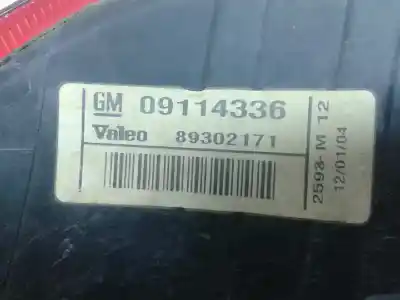 Pezzo di ricambio per auto di seconda mano LAMPADA POSTERIORE SINISTRA per OPEL CORSA C  Riferimenti OEM IAM 09114336  