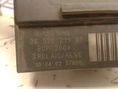 Peça sobressalente para automóvel em segunda mão módulo eletrônico por citroen berlingo first combi 1.6 hdi 75 sx referências oem iam 9652021180  