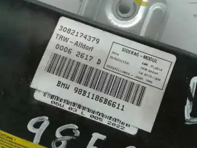 Gebrauchtes Autoersatzteil LINKER SEITENAIRBAG zum BMW SERIE 3 BERLINA (E46)  OEM-IAM-Referenzen 3082174379  
