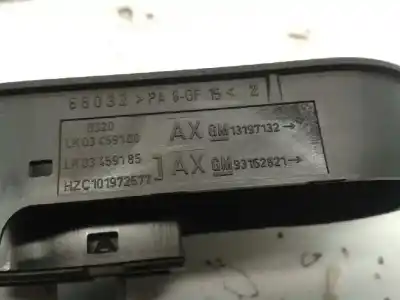 Peça sobressalente para automóvel em segunda mão botão / interruptor elevador vidro dianteiro direito por opel astra gtc enjoy referências oem iam 13228881  