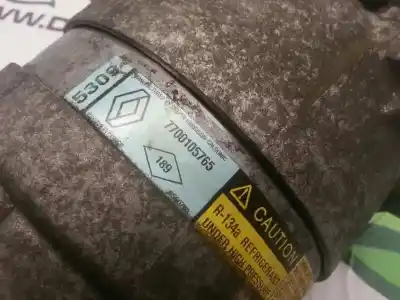 Peça sobressalente para automóvel em segunda mão compressor de ar condicionado a/a a/c por renault scénic i monospace (ja0/1_, fa0_) 1.9 dti (ja1u) referências oem iam 7700105765  