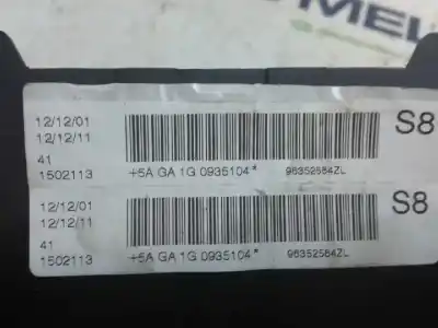 Peça sobressalente para automóvel em segunda mão airbag dianteiro esquerdo por citroen saxo 1.1 sx referências oem iam 4112ax