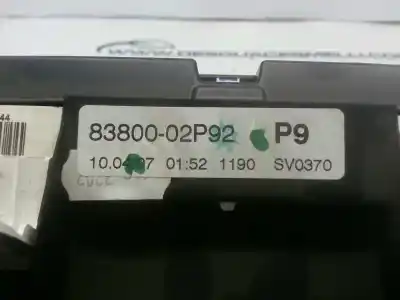 Автозапчастина б/у панель інструментів для toyota corolla (e15) luna посилання на oem iam 8380002p92  