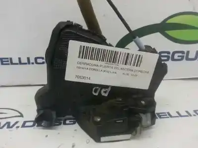 Автозапчасти б/у замок передней правой двери за toyota corolla (e15) luna ссылки oem iam 7053014  