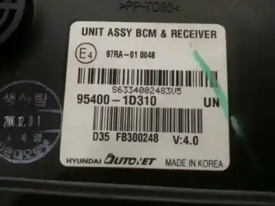 Pezzo di ricambio per auto di seconda mano modulo elettronico per kia carens (un) emotion riferimenti oem iam 954001d310