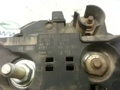 Peça sobressalente para automóvel em segunda mão alternador por fiat stilo (192_) 1.6 16v (192_xb1a) referências oem iam 46813061  