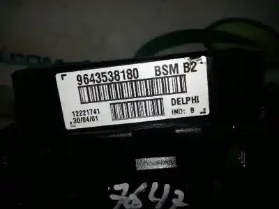 Peça sobressalente para automóvel em segunda mão centralina bsm por peugeot 307 2.0 hdi referências oem iam 9643538180  