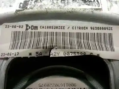 Second-hand car spare part FRONT LEFT AIR BAG for CITROEN C3 1.4 HDI (68 CV)  OEM IAM references 96380009ZE  