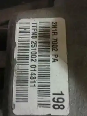 Автозапчастина б/у коробка передач для ford fusion (cbk) ambiente посилання на oem iam 2n1r7002pa  5 velocidades Автозапчастина б/у коробка передач для ford fusion (cbk) ambiente посилання на oem iam 2n1r7002pa  5 velocidades