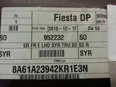 Автозапчасти б/у обивка передней правой двери за ford fiesta (cb1) motor 1.6 ltr. - 70 kw tdci cat ссылки oem iam 8a61a23942a