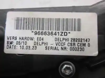 Second-hand car spare part multifunction switch for citroen c5 berlina millenium oem iam references 96663641zd  