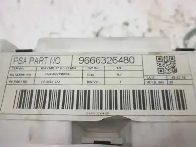 Second-hand car spare part dashboard for citroen c5 berlina millenium oem iam references 9666326480