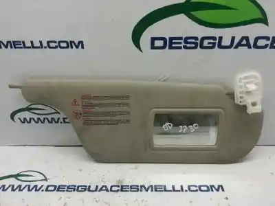 Second-hand car spare part right sunshade for renault clio iii exception oem iam references 8200294234  