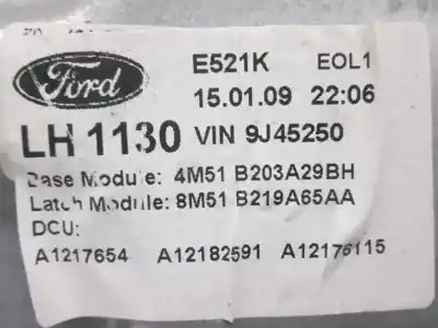 Second-hand car spare part DRIVER LEFT WINDOW REGULATOR for FORD FOCUS BERLINA (CAP)  OEM IAM references 4M51B045H17AA  