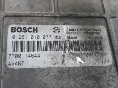 Автозапчастина б/у ебу контролер двигуна для renault scenic (ja..) 1.9 dti diesel cat посилання на oem iam 7700114644  