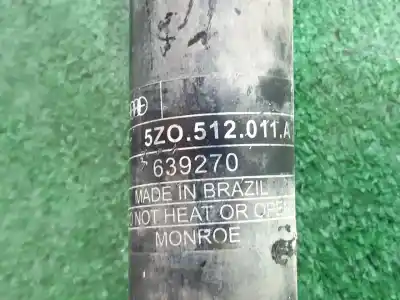 Tweedehands auto-onderdeel schokbreker rechts achter voor volkswagen fox (5z1) básico oem iam-referenties 5z0512011a