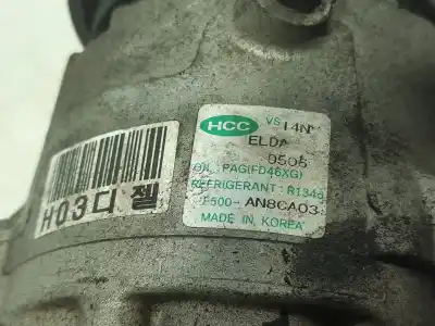 Second-hand car spare part air conditioning compressor for kia ceed concept 90 cv / 66 kw oem iam references f500an8ca03  