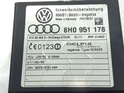 Автозапчастина б/у електронний модуль для audi a4 cabrio (8h) 2.0 tdi посилання на oem iam 8h0951178