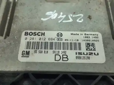 Автозапчастина б/у ебу контролер двигуна для opel astra gtc sport посилання на oem iam 55560810  