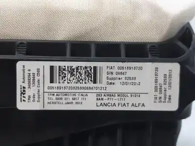 Pezzo di ricambio per auto di seconda mano air bag anteriore destro per fiat doblo cargo basis kasten riferimenti oem iam 00518913720  