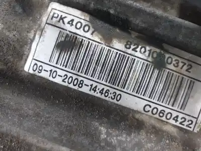 Автозапчастина б/у коробка передач для renault laguna iii expression посилання на oem iam pk4007  6 velocidades