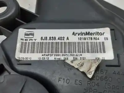 Peça sobressalente para automóvel em segunda mão elevador de vidros traseiro direito por seat ibiza iv st (6j8, 6p8) 1.6 tdi referências oem iam 6j8839402a