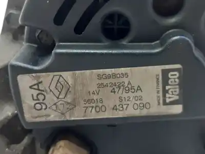 Автозапчасти б/у генератор за renault clio ii fase ii (b/cb0) expression ссылки oem iam 7700437090  
