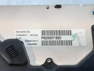 Автозапчасти б/у приборная доска за renault scenic (ja..) 1.9 dci authentique ссылки oem iam 8200071820  