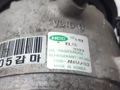 Peça sobressalente para automóvel em segunda mão compressor de ar condicionado a/a a/c por kia pro_ceed drive 90 cv / 66 kw referências oem iam f500an8aa01