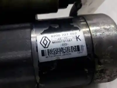 Second-hand car spare part starter motor for renault clio ii fase ii (b/cb0) expression oem iam references 8200227092  