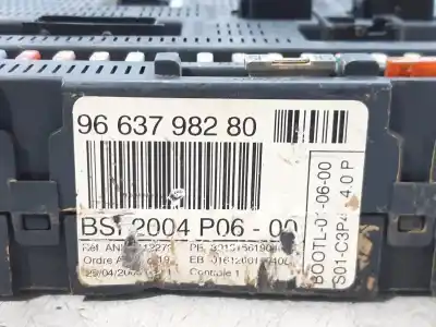 Gebrauchtes Autoersatzteil BSI-STEUERGERÄT Sicherungskasten zum PEUGEOT 207  OEM-IAM-Referenzen 9663798280  
