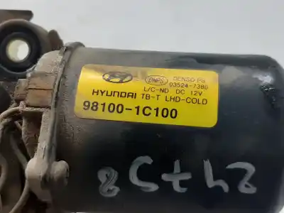 Second-hand car spare part front windshield wiper motor for hyundai getz (tb) 1.3 gls oem iam references 981001c100