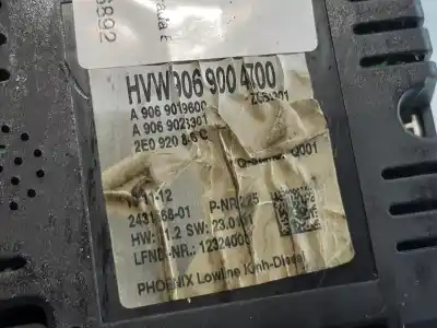 Recambio de automóvil de segunda mano de cuadro instrumentos para volkswagen crafter chasis / caja abierta 2.0 tdi referencias oem iam a9069019600  