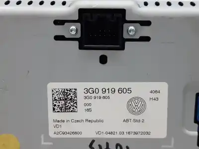 Автозапчастина б/у БАГАТОФУНКЦІЙНИЙ ДИСПЛЕЙ для VOLKSWAGEN PASSAT B8 (3G2, CB2)  Посилання на OEM IAM 3G0919605  