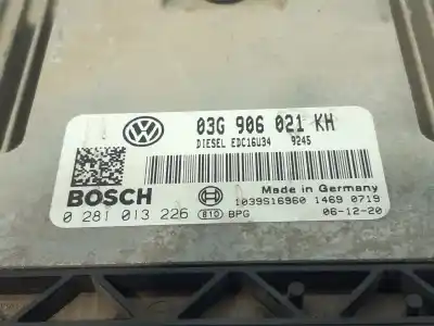 Автозапчастина б/у ебу контролер двигуна для volkswagen jetta iii (1k2) 1.9 tdi посилання на oem iam 03g906021kh  
